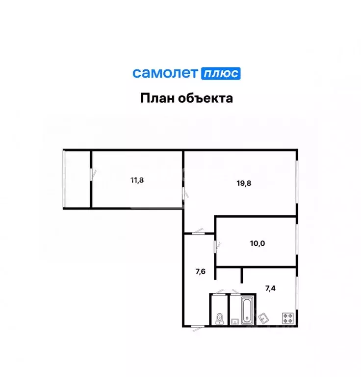 3-к кв. Свердловская область, Екатеринбург ул. Бакинских Комиссаров, ... - Фото 2