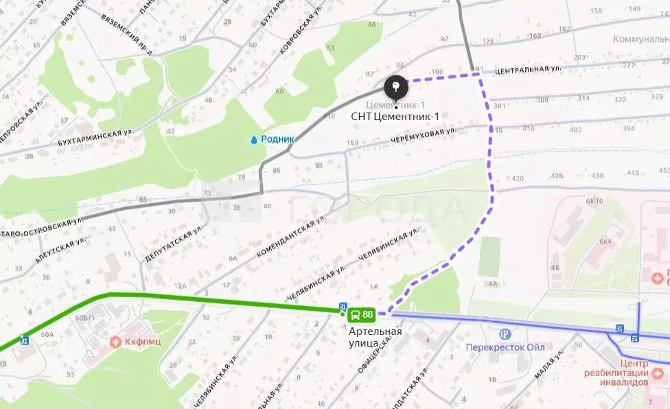 Участок в Кемеровская область, Новокузнецк Цементник-1 СНТ, 103 (7.0 ... - Фото 2