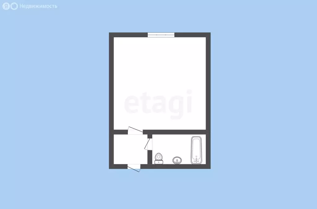 1-комнатная квартира: Архыз, улица Ленина, 6 (38 м) - Фото 1