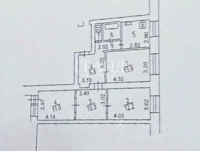 3-к кв. Москва ул. Каретный Ряд, 5/10С2 (74.0 м) - Фото 2