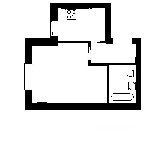 1-к кв. Башкортостан, Уфа ул. Льва Толстого, 20 (34.0 м) - Фото 2