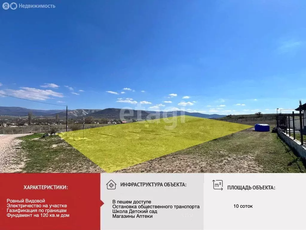 Участок в Доброе, Совхозная улица (10 м) - Фото 1