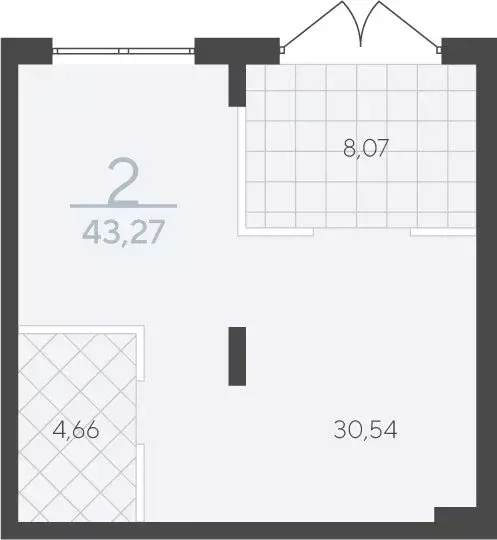 Офис (43.27 м) - Фото 2