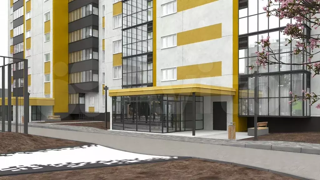 1-к. квартира, 34 м, 6/12 эт. - Фото 0