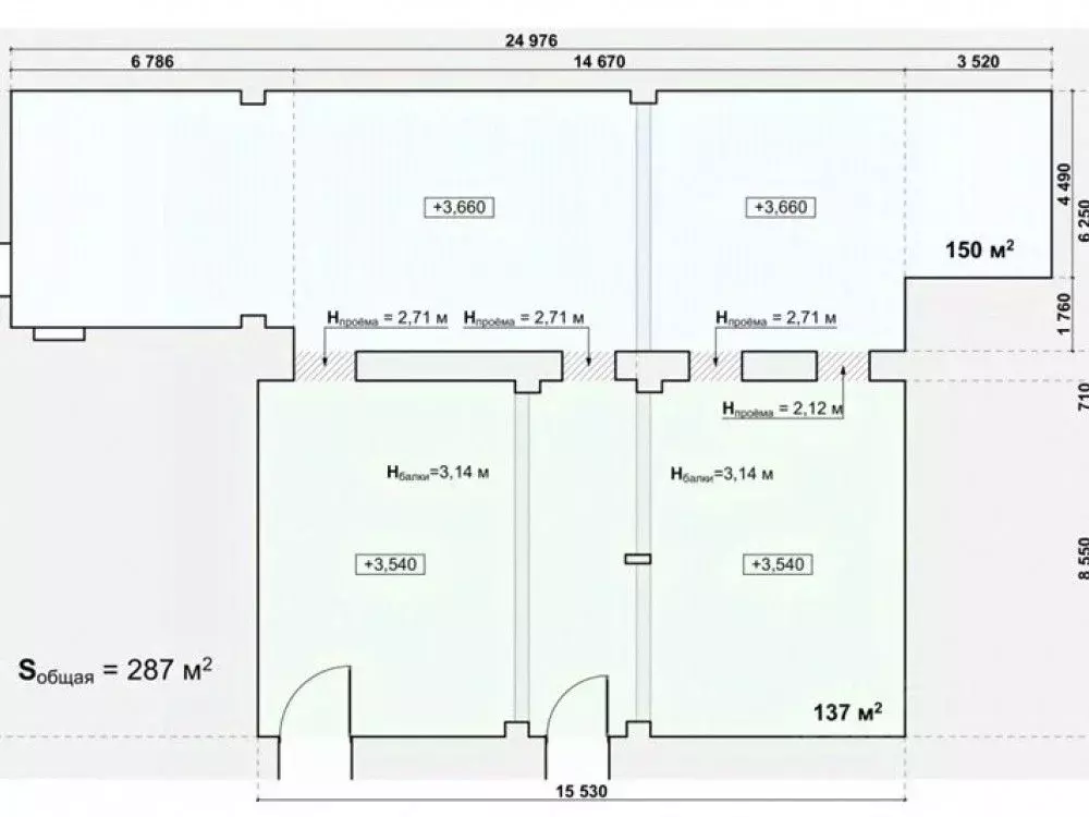 Торговая площадь в Москва Лесная ул., 20с1 (287 м) - Фото 2