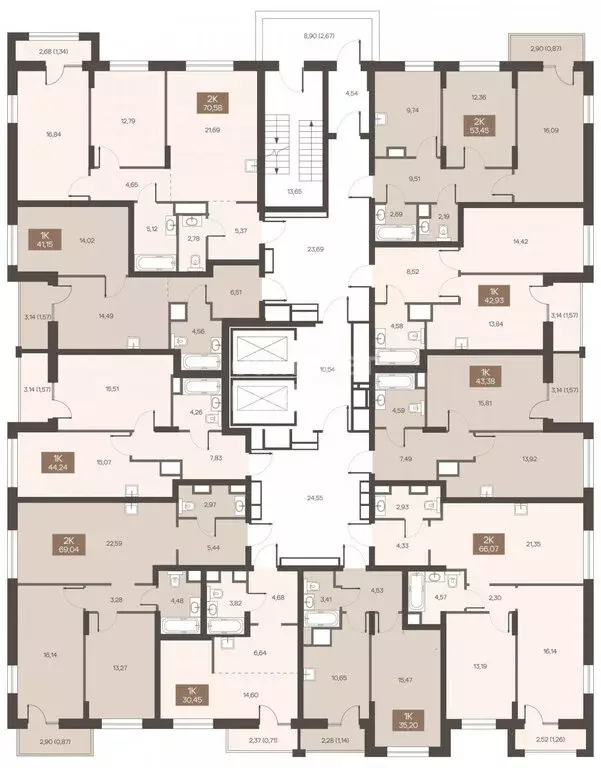 1-комнатная квартира: Омск, улица Завертяева, 1/1 (41.15 м) - Фото 2