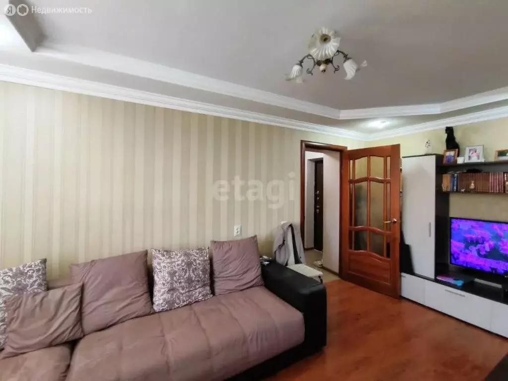 2-комнатная квартира: Нарткала, улица А.Б. Тарчокова, 87А (35.8 м) - Фото 1