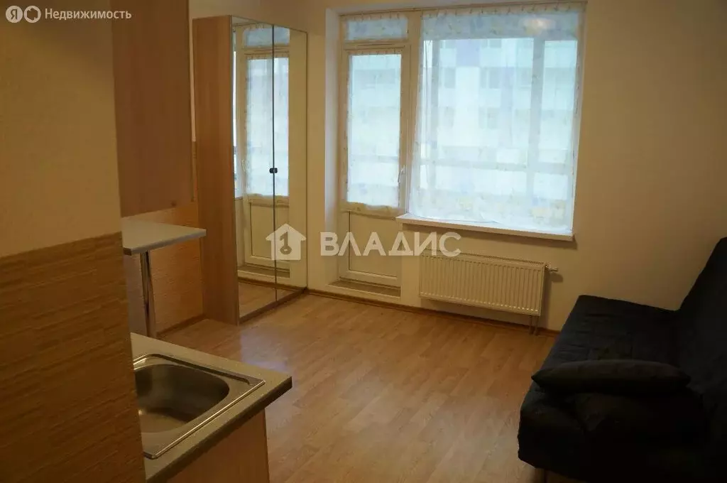 Квартира-студия: Кудрово, Центральная улица, 52 (21.9 м) - Фото 2