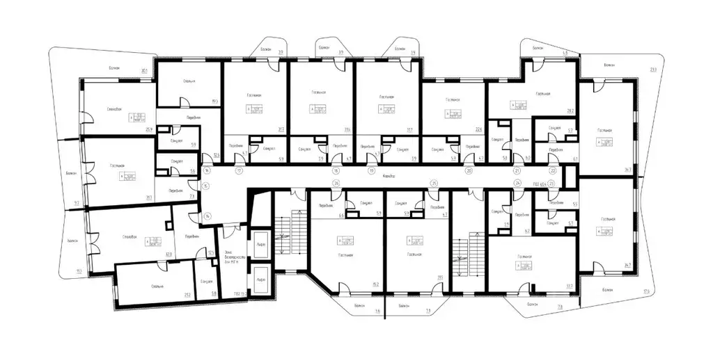 Студия Калининградская область, Светлогорск ул. Верещагина, 8 (69.8 м) - Фото 2