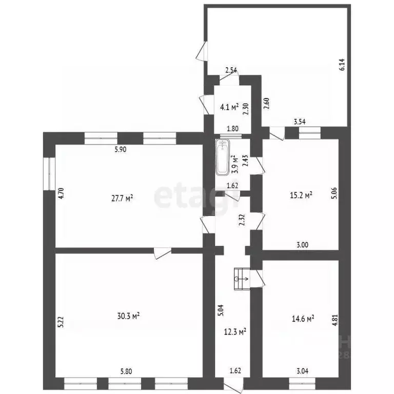 Дом в Нижегородская область, Кулебаки ул. Мечникова, 6 (108 м) - Фото 1