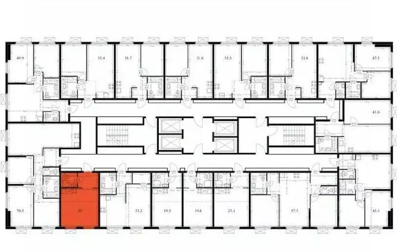 Студия Москва Дорожная ул., 44 (25.0 м) - Фото 1