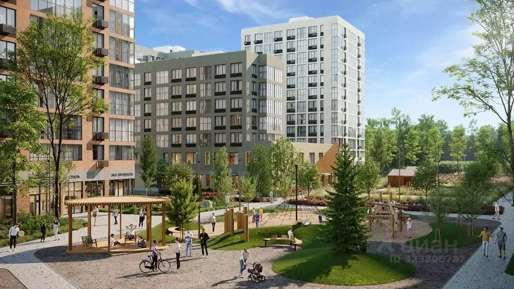 2-к кв. Ленинградская область, Всеволожск А101 Всеволожск жилой ... - Фото 1