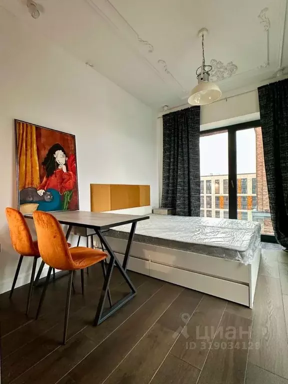 Студия Санкт-Петербург наб. Макарова, 58 (21.0 м) - Фото 0