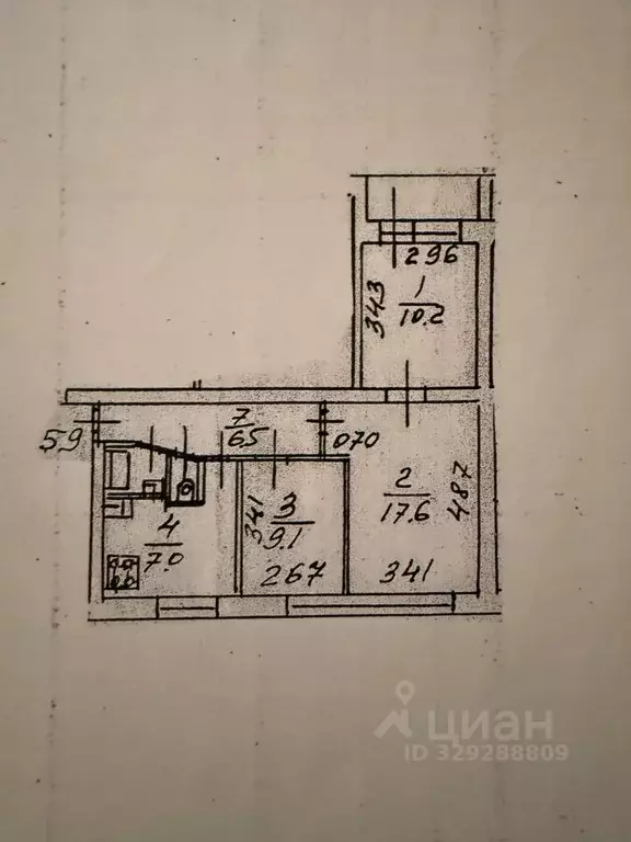 3-к кв. Московская область, Видное Советская ул., 6а (54.0 м) - Фото 1