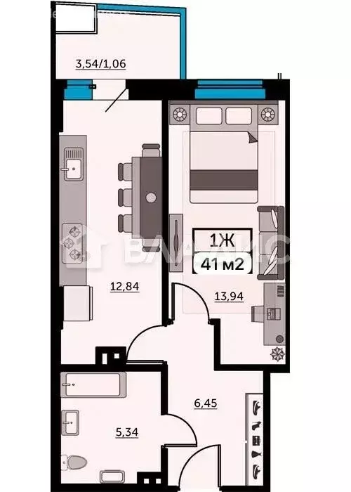1-комнатная квартира: Ростов-на-Дону, Нахичевань, улица 23-я Линия, ... - Фото 1