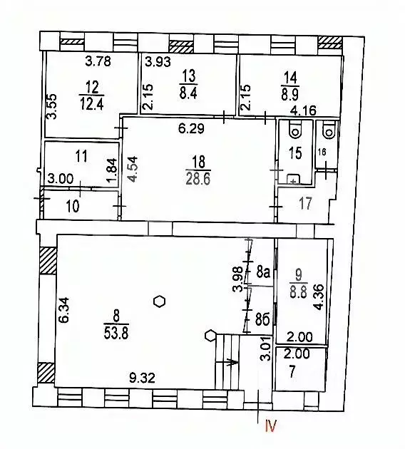 Помещение свободного назначения в Москва Новинский бул., 1/2 (147 м) - Фото 2
