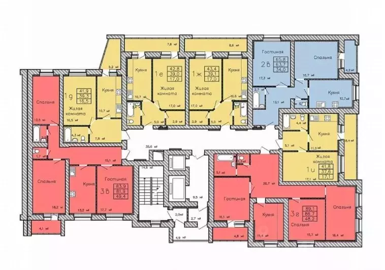 Продаётся 1-к квартира, 41.9 м - Фото 1