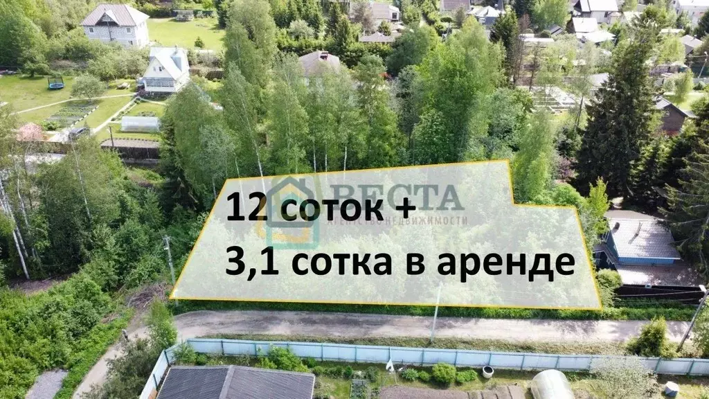 Участок в Ленинградская область, Всеволожский район, Агалатовское ... - Фото 0