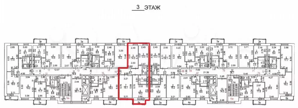 Аукцион: 3-к. квартира, 76,6 м, 3/9 эт. - Фото 0