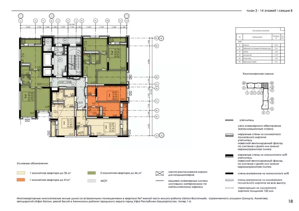 Студия Башкортостан, Уфа Затон-Восточный жилрайон, Паруса жилой ... - Фото 2