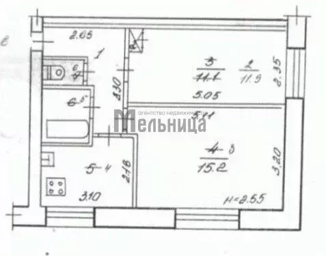 2-к кв. Волгоградская область, Волгоград ул. Байдакова, 9А (42.1 м) - Фото 2