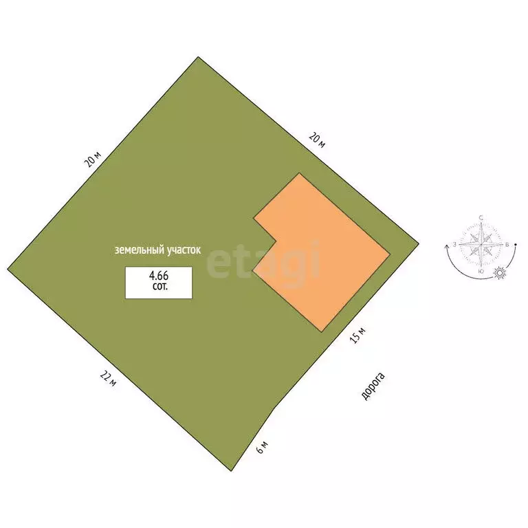 Дом в Омск, 1-й переулок 5 Декабря (43.1 м) - Фото 2