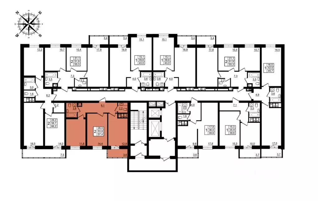 2-к кв. Волгоградская область, Волгоград Рубин жилой комплекс (57.4 м) - Фото 2