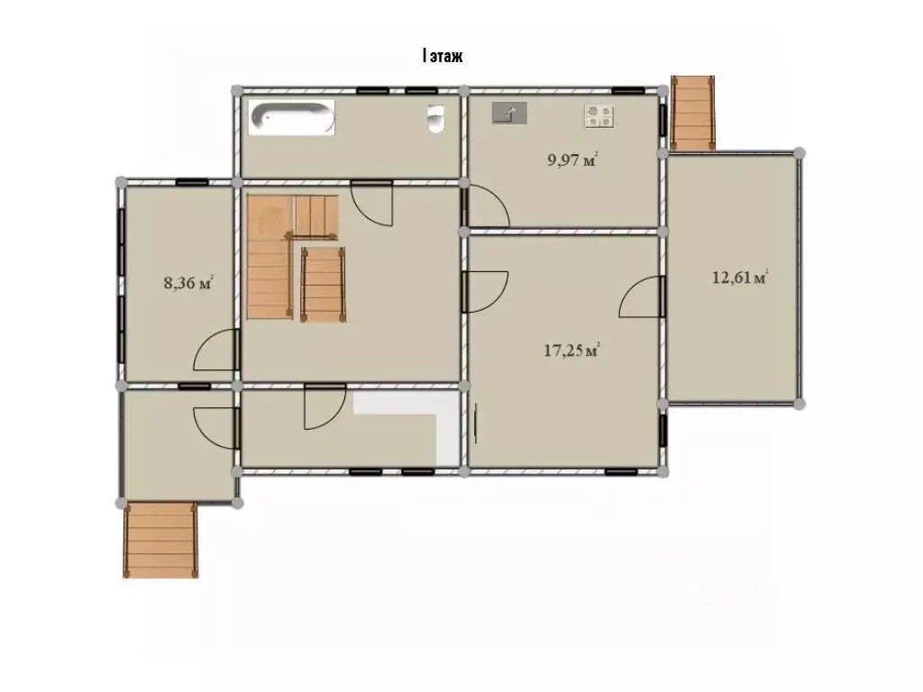 Дом в Санкт-Петербург пос. Песочный, Мельничная ул., 22 (167 м) - Фото 2