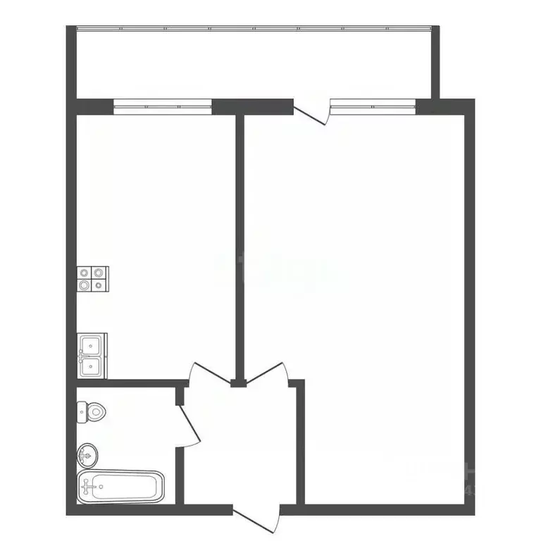 1-к кв. Москва Керченская ул., 11К2 (35.3 м) - Фото 2