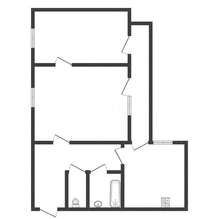 2-комнатная квартира: Черкесск, улица Коста Хетагурова, 29 (54.3 м) - Фото 2