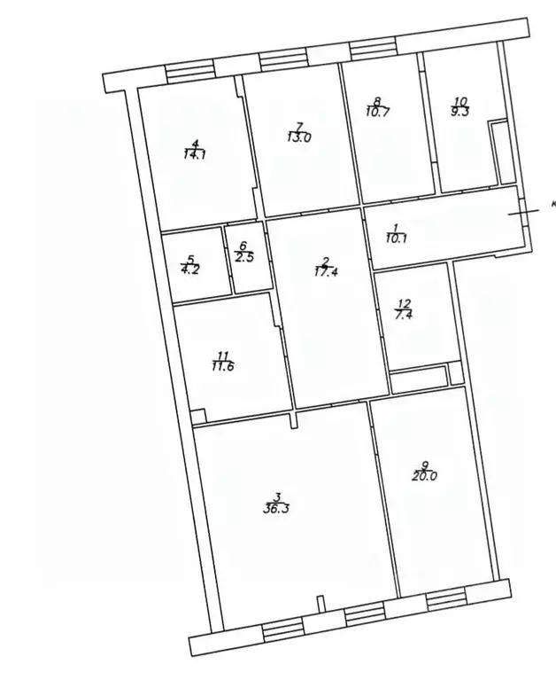 5-к кв. Татарстан, Казань ул. Баумана, 9 (156.6 м) - Фото 1