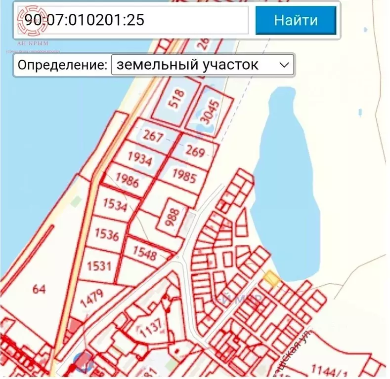 Участок в Крым, Щелкино Ленинский район, бул. Первостроителей (10.0 ... - Фото 2