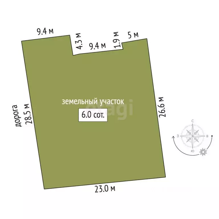 Участок в Забайкальский край, Чита Летная ул. (6.0 сот.) - Фото 2