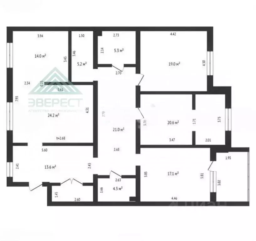 4-к кв. Хакасия, Абакан просп. Ленина, 70А (156.0 м) - Фото 1