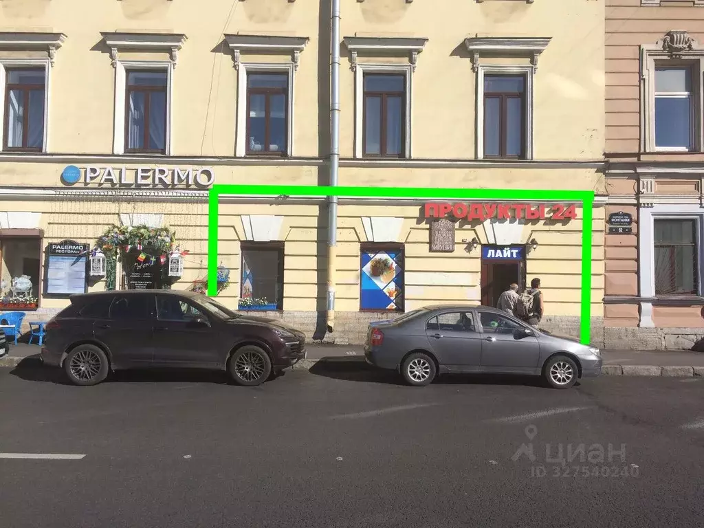 Помещение свободного назначения в Санкт-Петербург наб. Реки Фонтанки, ... - Фото 1