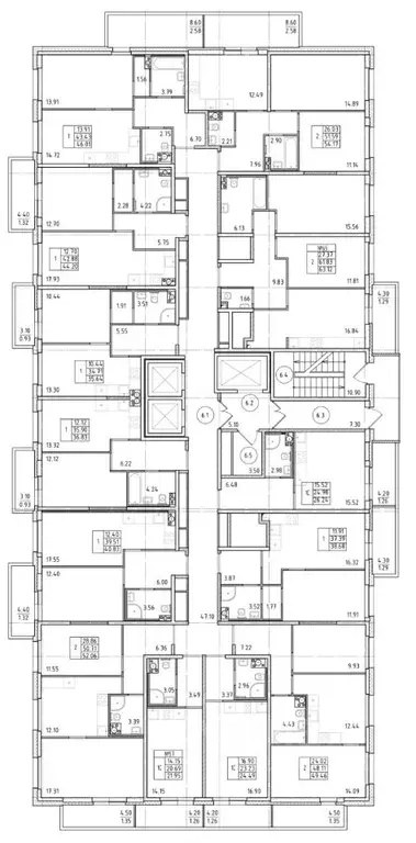 Студия Санкт-Петербург наб. Реки Каменки, 15к3 (21.95 м) - Фото 1