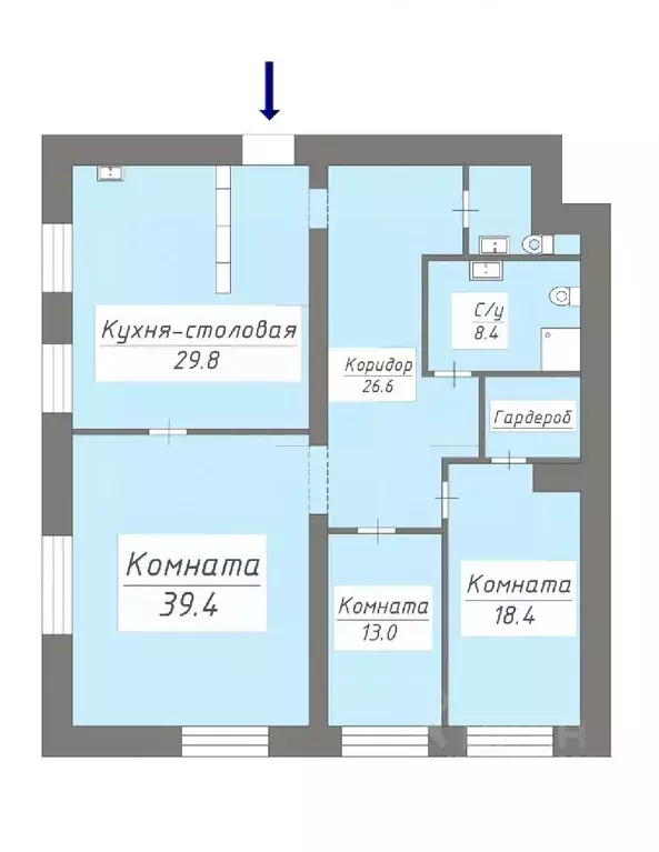 3-к кв. Свердловская область, Екатеринбург ул. Бажова, 55 (144.0 м) - Фото 1