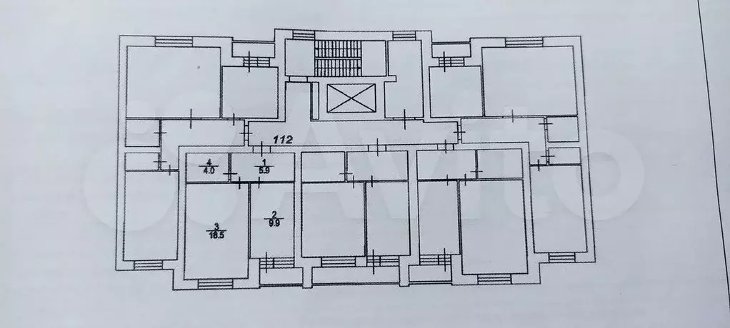 10 и более-к. квартира, 38,3 м, 3/10 эт. - Фото 0