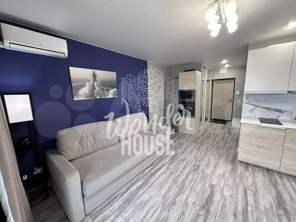 Квартира-студия, 35 м, 11/18 эт. - Фото 1