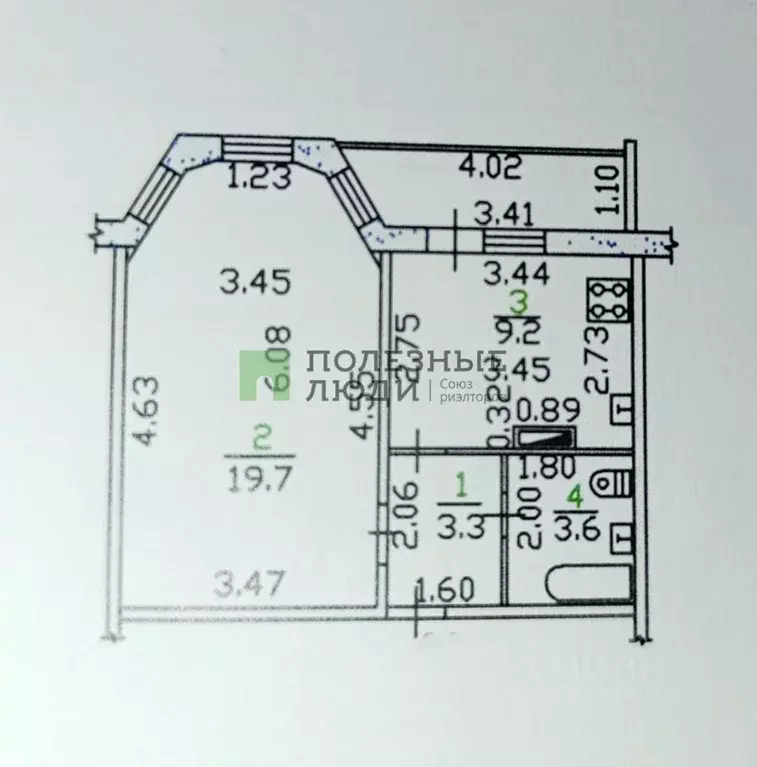 1-к кв. Орловская область, Орел Новая Ботаника мкр, ул. 5-й Орловской ... - Фото 2