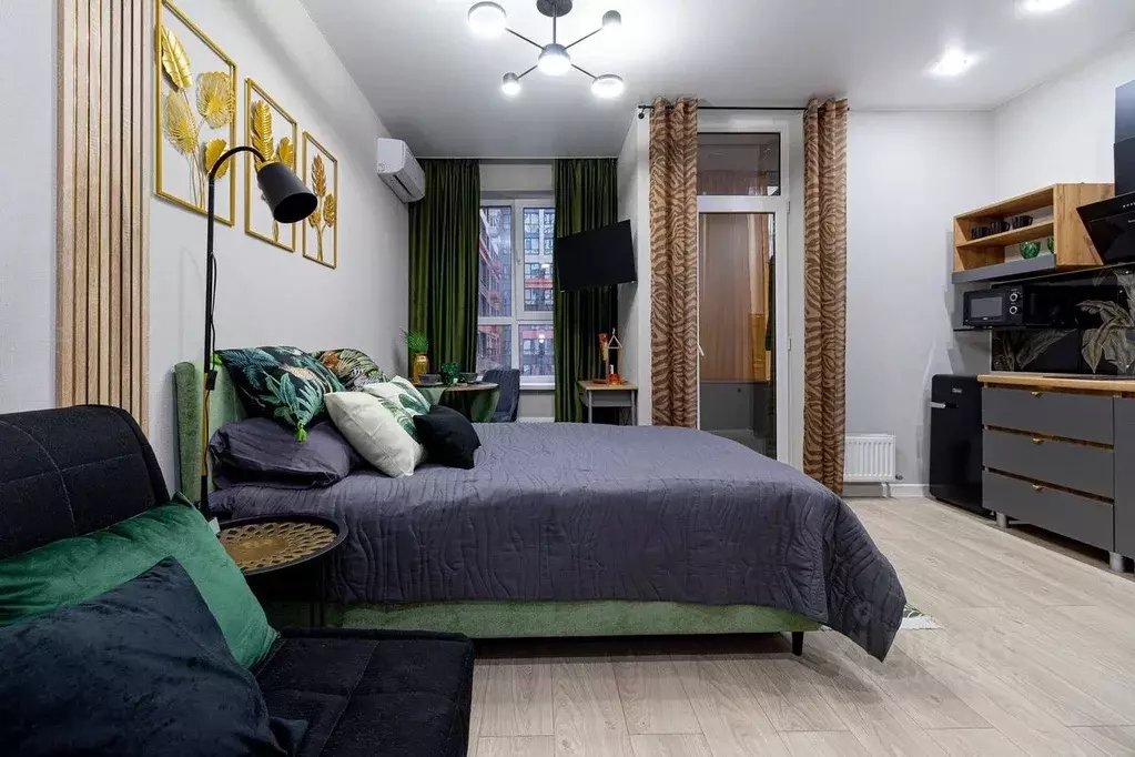 Студия Краснодарский край, Краснодар ул. Наставников, 12к1 (27.0 м) - Фото 1
