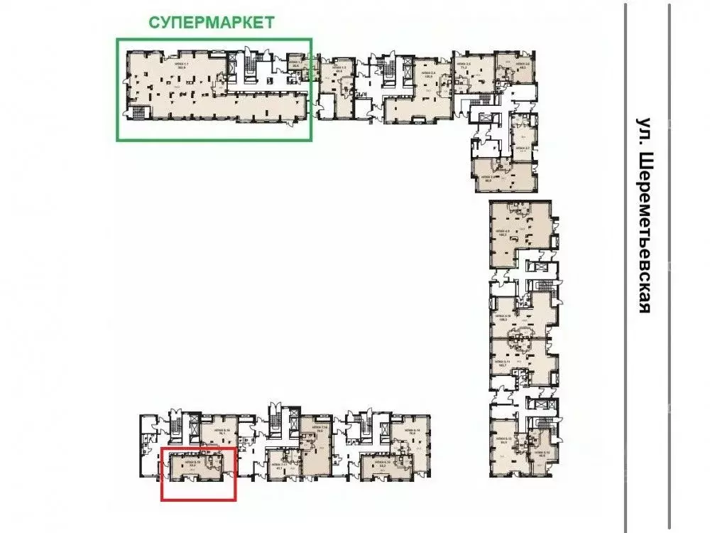 Торговая площадь в Московская область, Химки Клязьма-Старбеево мкр, ... - Фото 2
