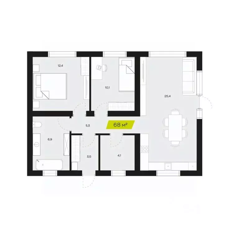 Коттедж в Новосибирская область, Мошковский район, Фридом Вилладж кп 1 ... - Фото 1