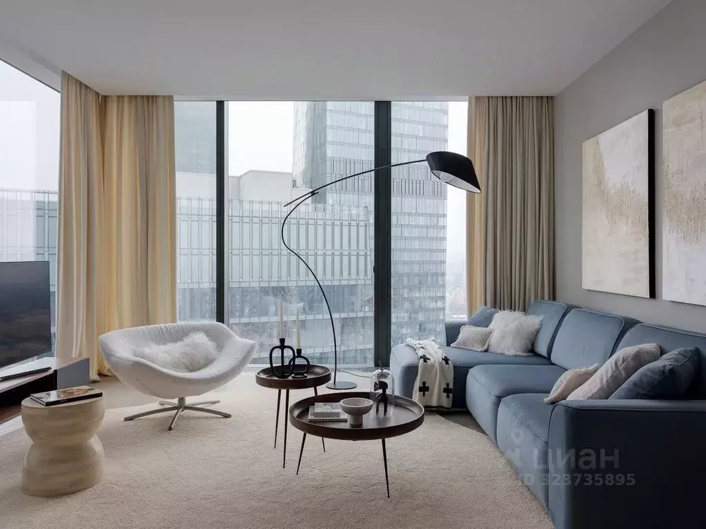 2-к кв. Москва 1-й Красногвардейский проезд, 22с2 (72.0 м) - Фото 1