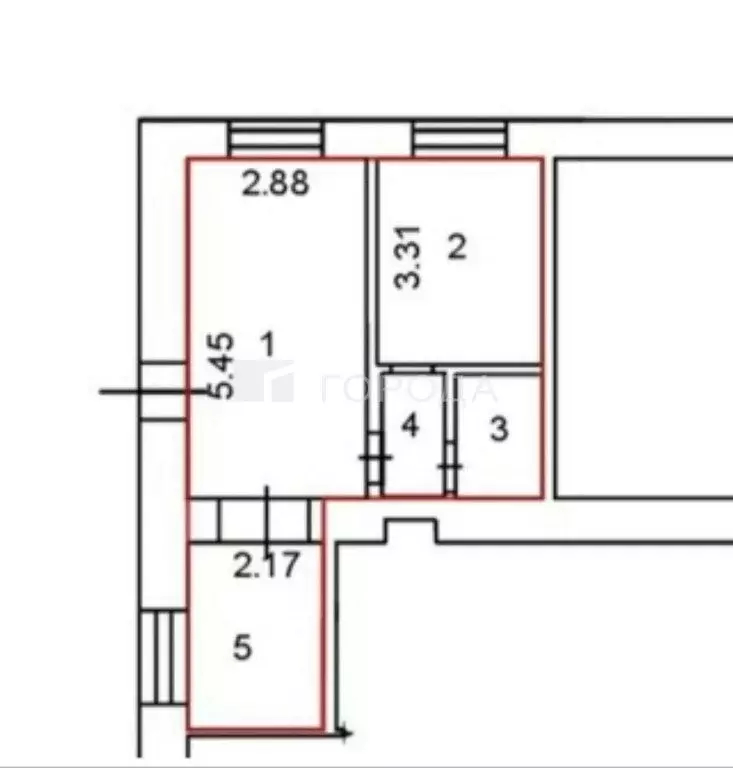 Помещение свободного назначения (35.8 м) - Фото 2