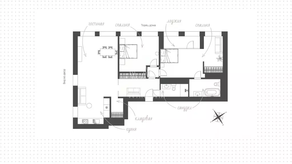 3-к кв. Москва ул. Ефремова, 10к1 (90.0 м) - Фото 1