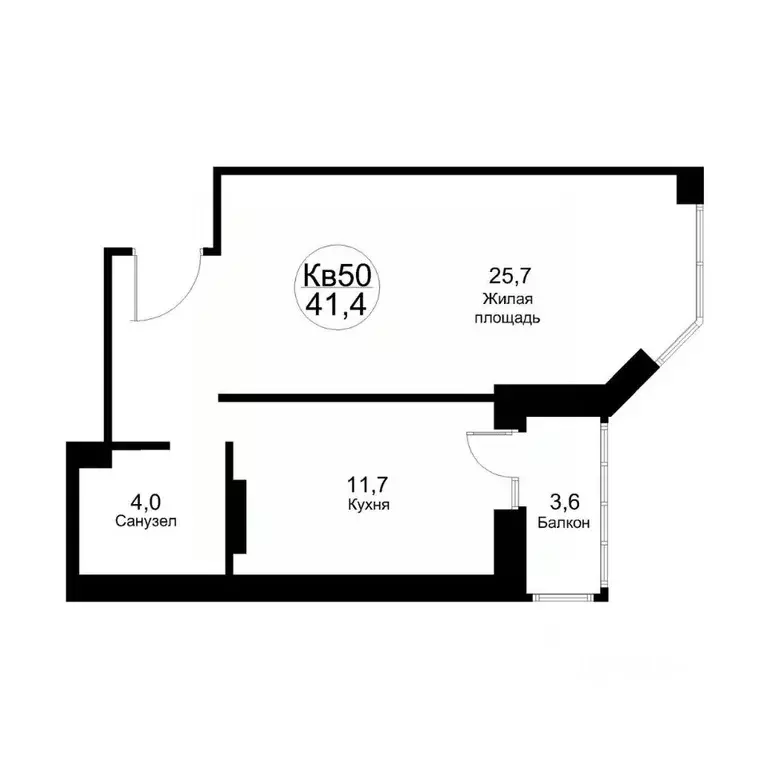 1-к кв. Московская область, Рузский муниципальный округ, Тучково пгт ... - Фото 1