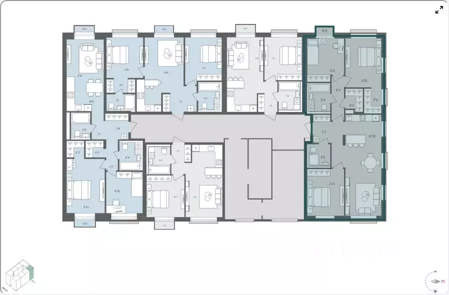 3-к кв. Московская область, Одинцовский городской округ, с. ... - Фото 2