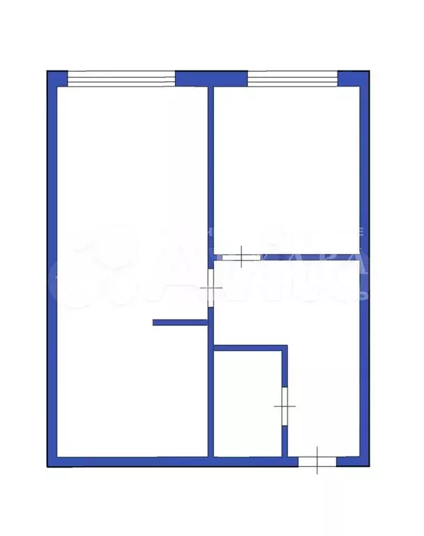 2-к. квартира, 45 м, 4/9 эт. - Фото 0