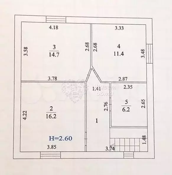 Дом 130 м на участке 5 сот. - Фото 0